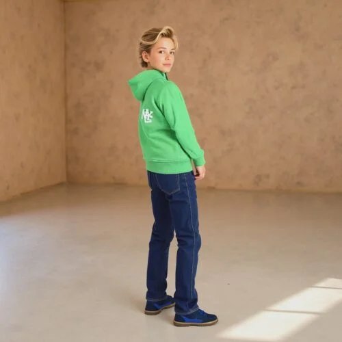 Kid’s Long Sleeve Hoody Sweat Jacket