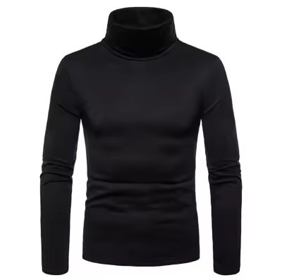 High Neck sweater For Men's (Black)